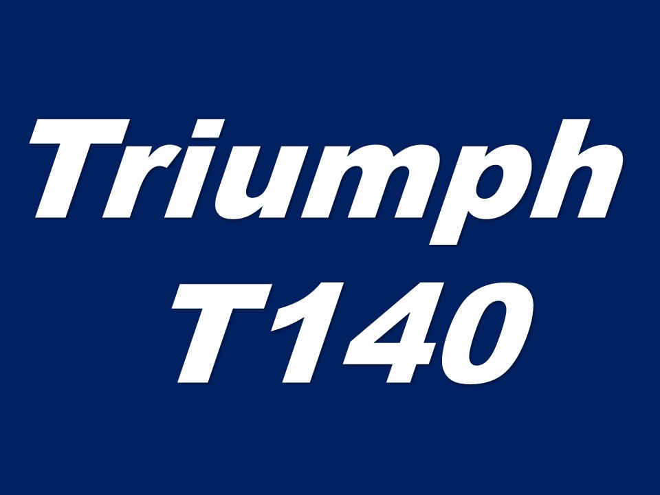 Triumph T140E 　動画