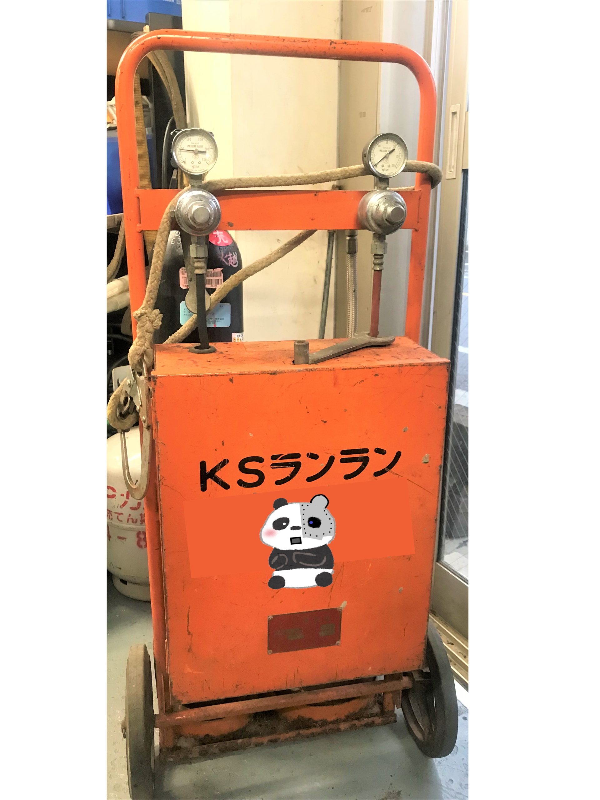 新作ウエア ガス溶接機 切断機 ksランラン パンダ その他