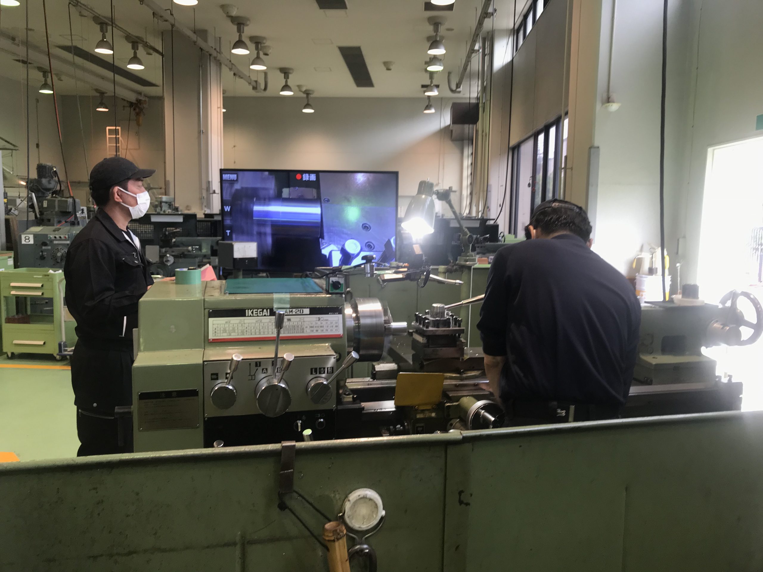 城東職業能力開発センター江戸川校　旋盤初級講習