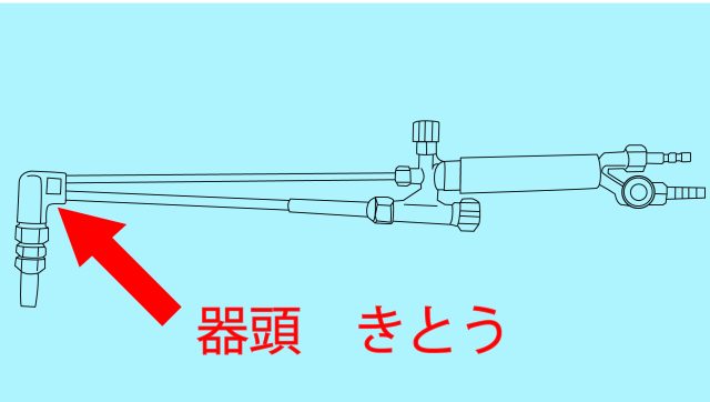 ガス切断器-きとう